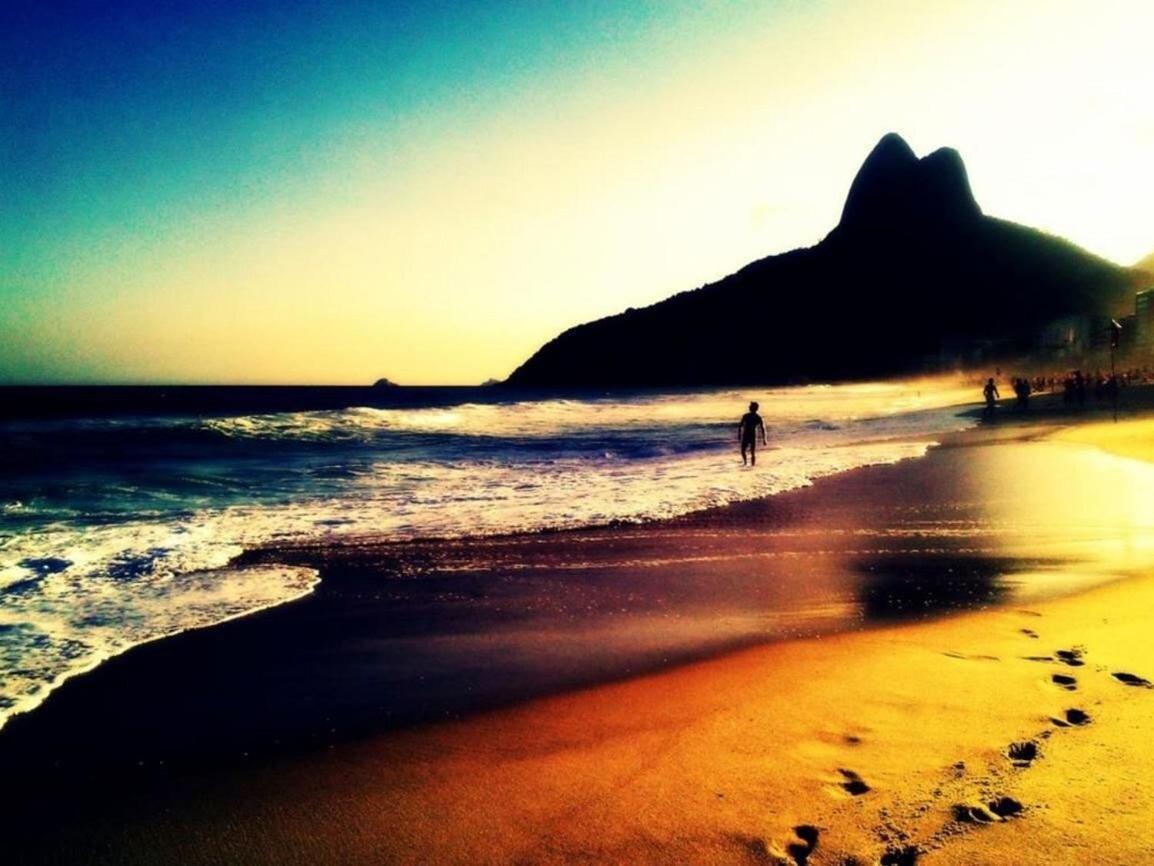 ריו דה ז'ניירו Flat Praia De Copacabana Ipanema - Pe Na Areia מראה חיצוני תמונה