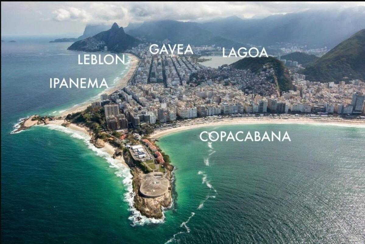 ריו דה ז'ניירו Flat Praia De Copacabana Ipanema - Pe Na Areia מראה חיצוני תמונה